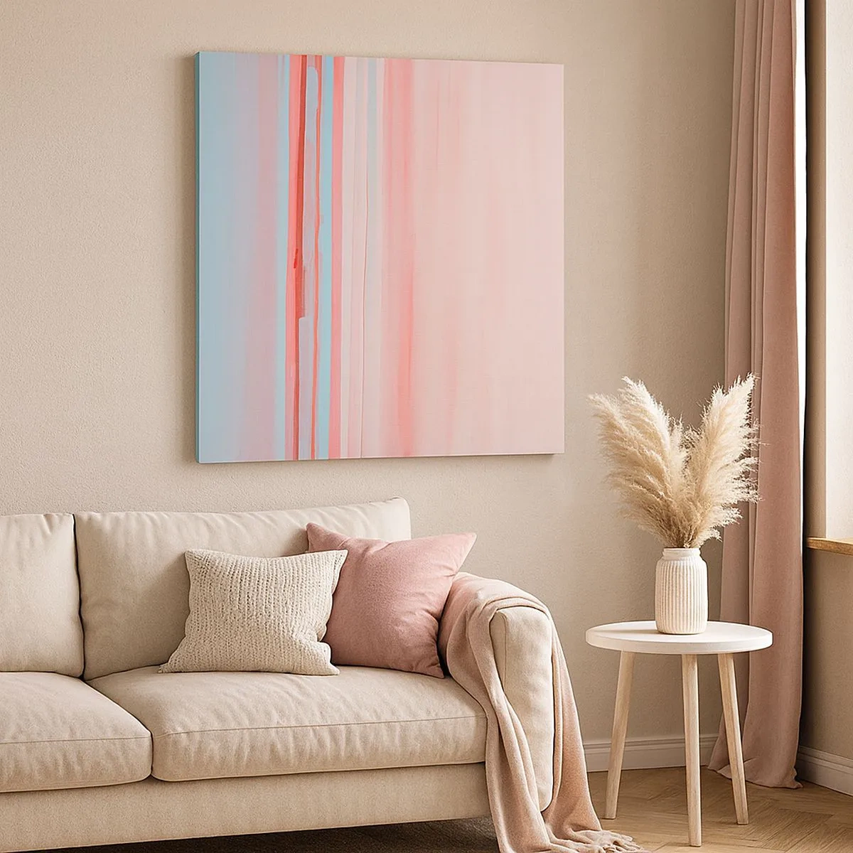 Obraz na plátně - Abstrakce za úsvitu - 30x30 cm