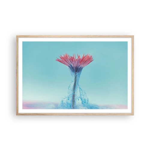 Plakát v rámu světlý dub - V osvěžujícím objetí - 91x61 cm