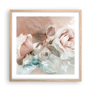 Plakát v rámu světlý dub - Duch romantismu - 50x50 cm