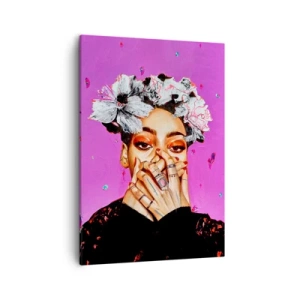 Obraz na plátně - Trochu bláznivá - 50x70 cm