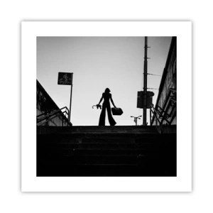 Plakát - Městská cesta - 40x40 cm