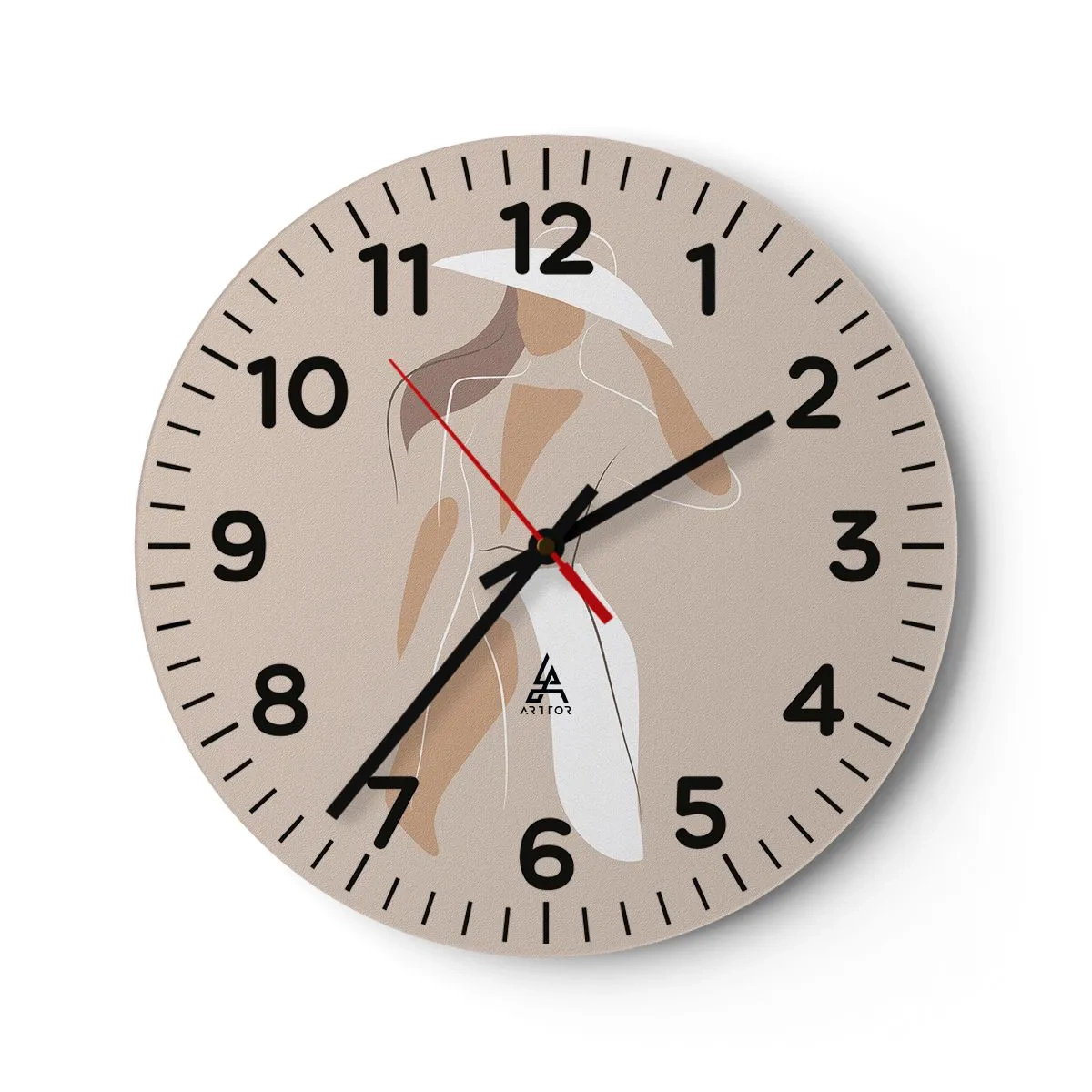 Nástěnné hodiny - Móda je zábava - 30x30 cm