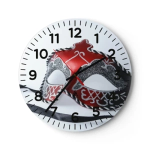 Nástěnné hodiny - Pozvánka na bál - 40x40 cm