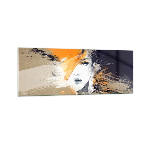 Obraz na skle - A je světlo - 140x50 cm