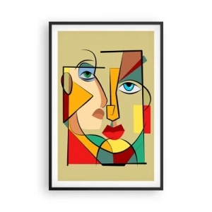 Plakát v černém rámu - Shodný pár - 61x91 cm