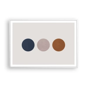 Plakát v bílém rámu - Symbol dokonalosti - 100x70 cm