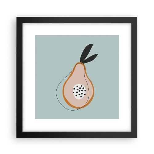 Plakát v černém rámu - Pronikání do podstaty věcí - 30x30 cm