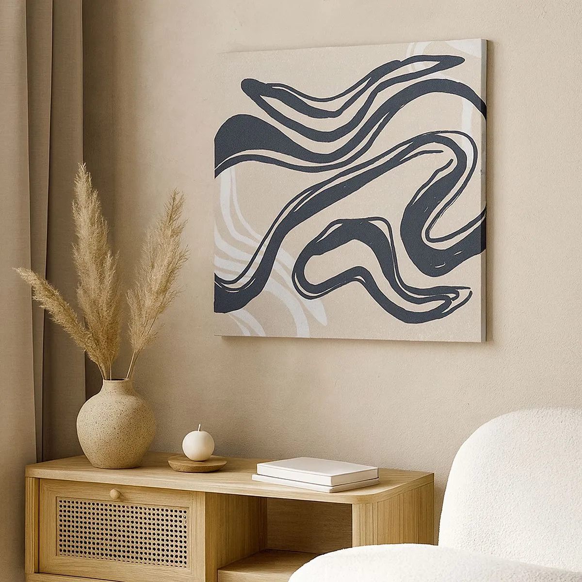 Obraz na plátně - Znásobená exprese - 30x30 cm