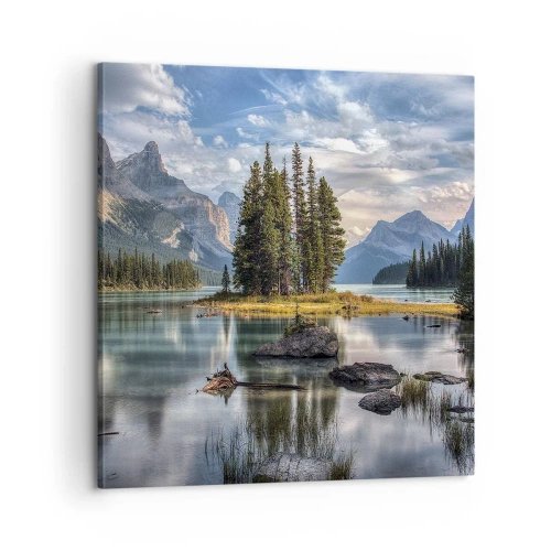 Obraz na plátně - U velké a čisté vody… - 60x60 cm