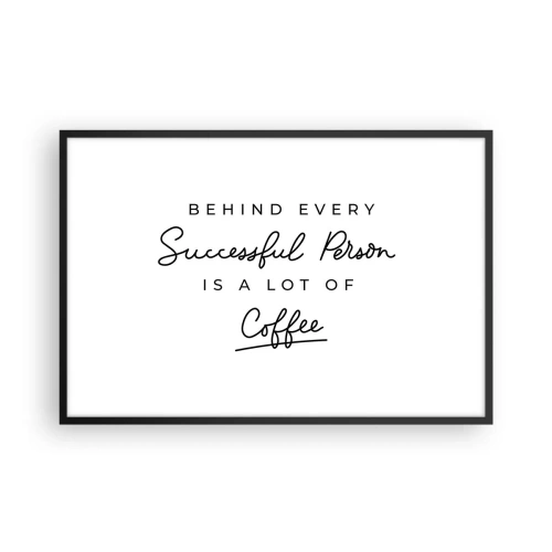 Plakát v černém rámu - Tajemství úspěchu - 91x61 cm