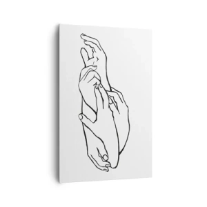 Obraz na plátně - Dobrý dotek - 80x120 cm