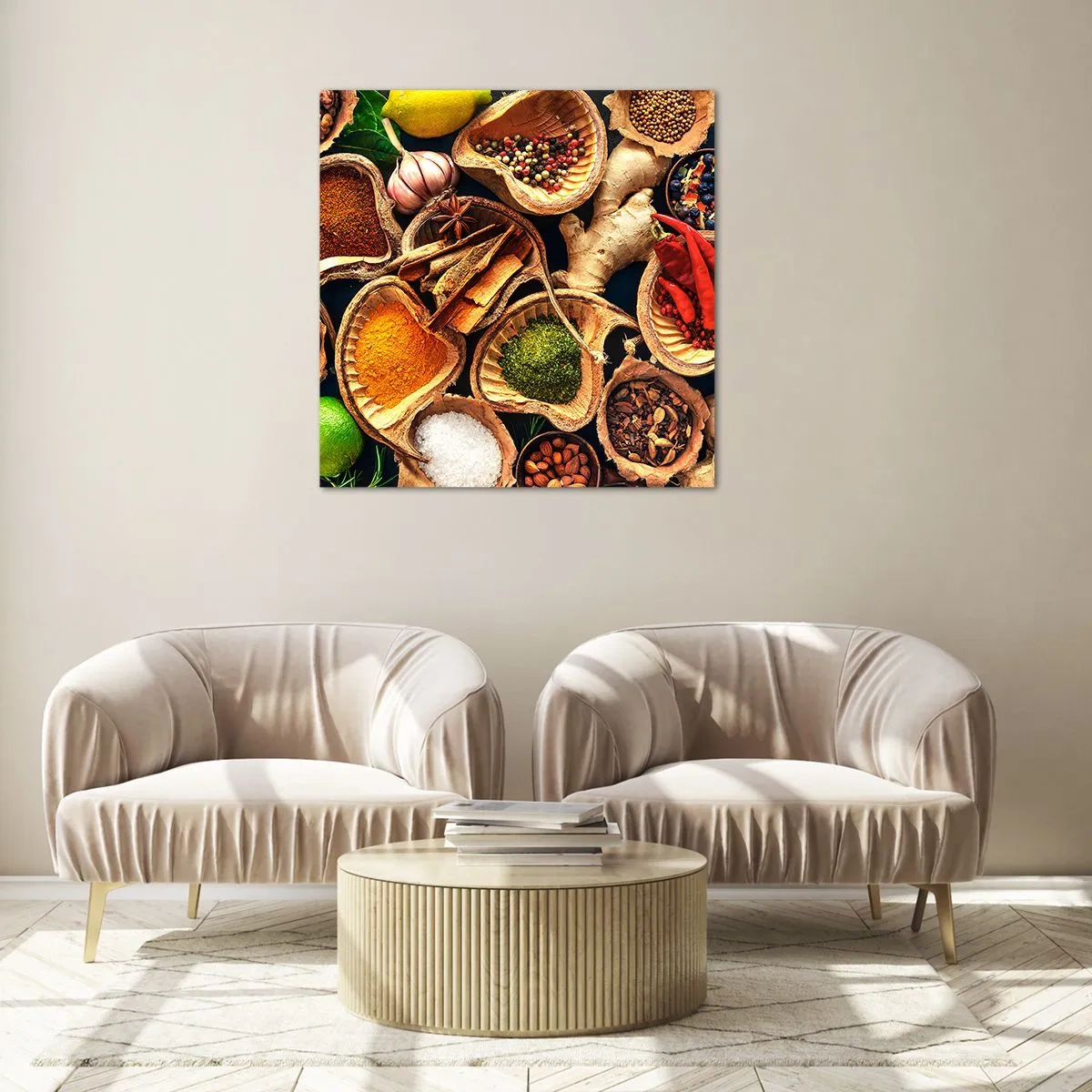 Obraz na skle - Vezmi si, co chceš - 70x70 cm