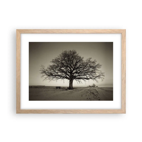 Plakát v rámu světlý dub - Odtud až na věčnost - 40x30 cm