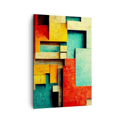 Obraz na plátně - Festival pravých úhlů - 70x100 cm