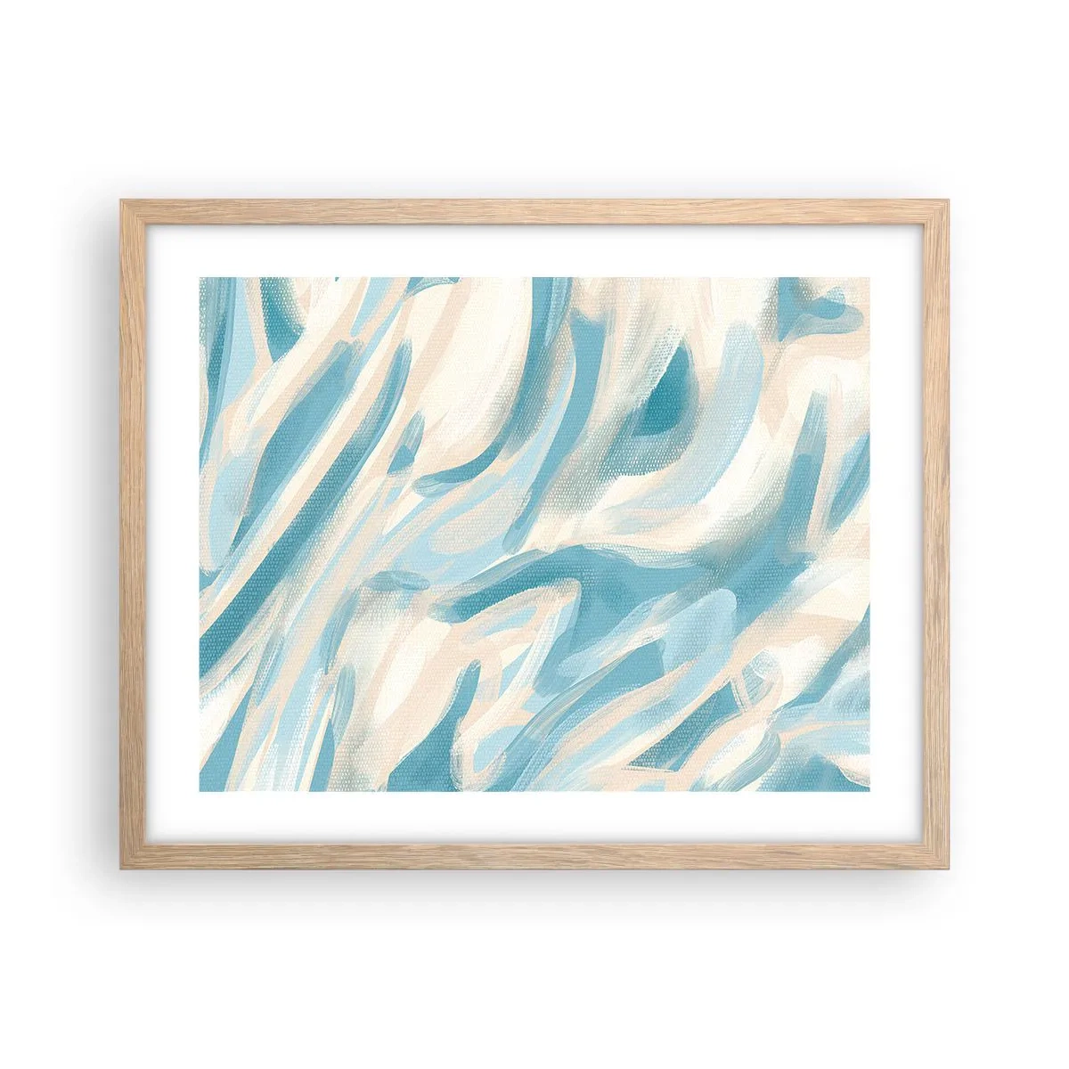 Plakát v rámu světlý dub - Jarní závany - 50x40 cm