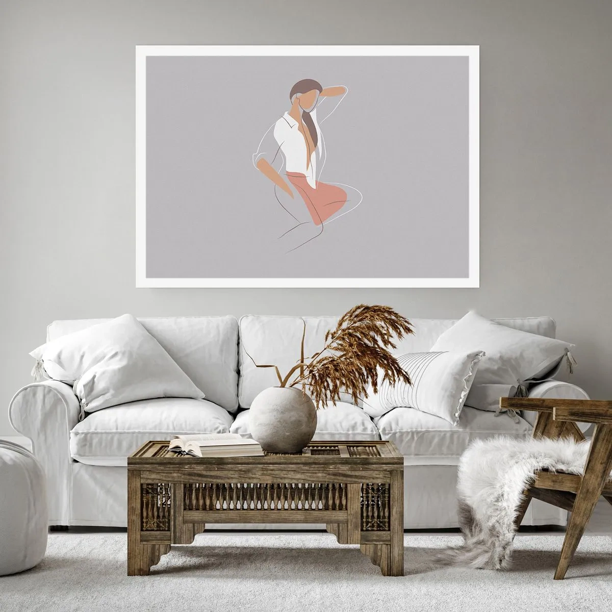 Plakát - Obrys půvabu - 70x50 cm