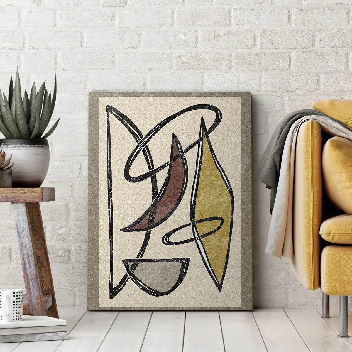 Obraz na plátně - Svisle a vodorovně - 45x80 cm