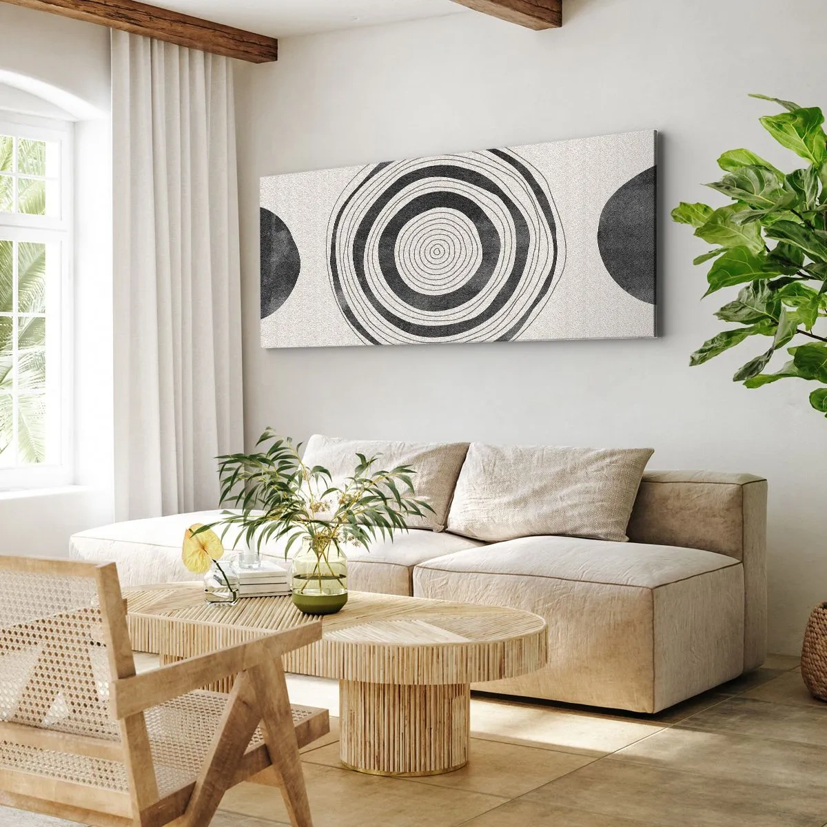 Obraz na plátně - Důležité je to, co je uprostřed - 100x40 cm