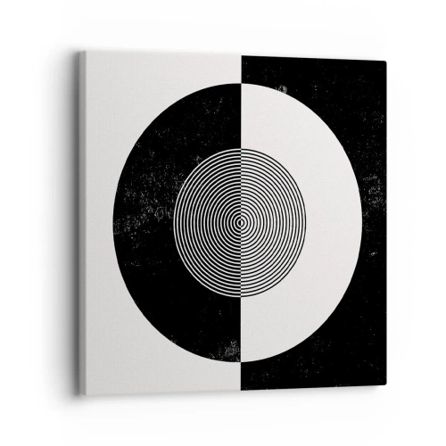 Obraz na plátně - Harmonie v černé a bílé - 30x30 cm