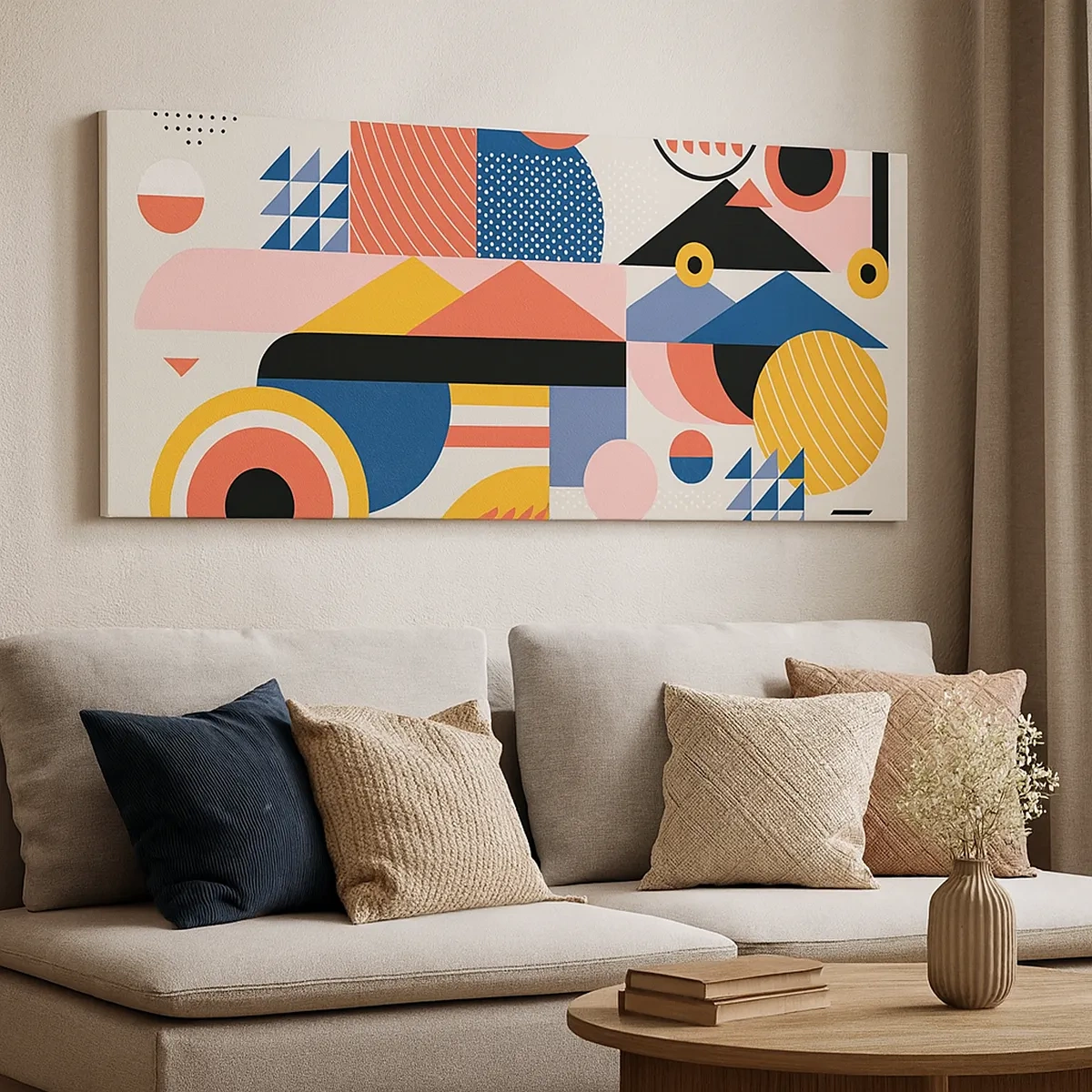 Obraz na plátně - Kompozice: pojďme si hrát - 30x30 cm