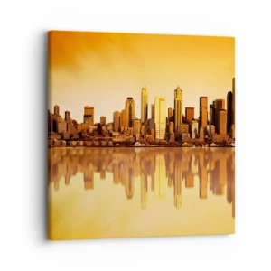 Obraz na plátně - Ticho metropole - 30x30 cm