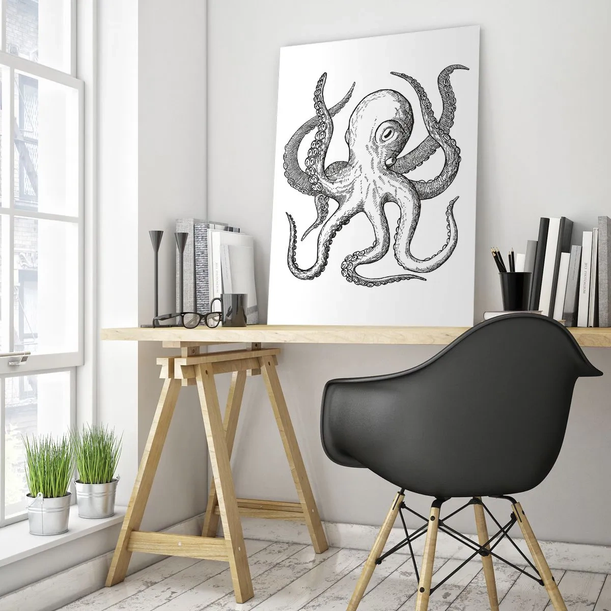 Obraz na skle - Tančící s vlnami - 50x70 cm