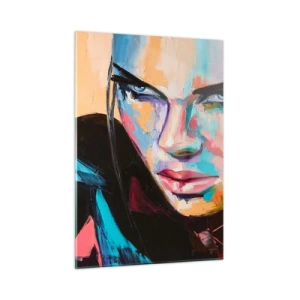 Obraz na skle - Divokost srdce - 50x70 cm