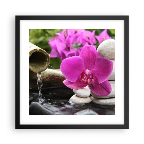 Plakát v černém rámu - Už odpočíváš - 40x40 cm