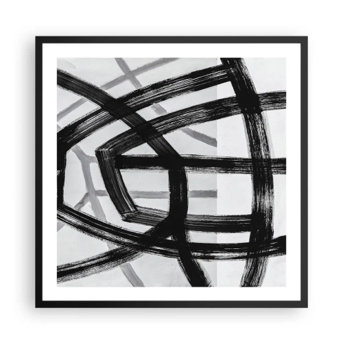 Plakát v černém rámu - Hloubka - 60x60 cm