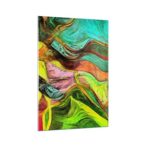 Obraz na skle - Pohyb je život - 70x100 cm