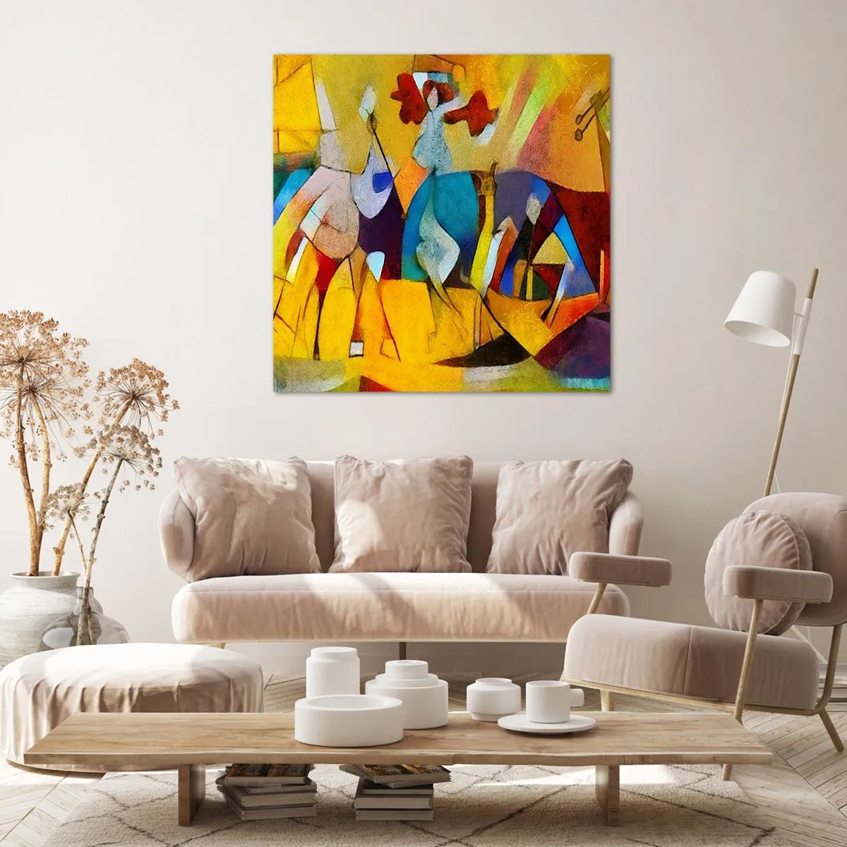 Obraz na plátně - Slunce - život - radost - 70x70 cm