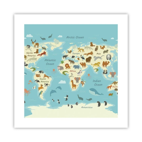 Plakát - Dobří sousedé - 40x40 cm