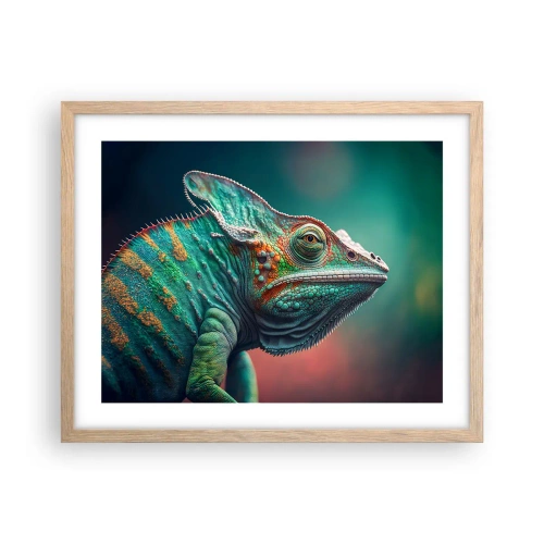 Plakát v rámu světlý dub - Vidíš mě? To není dobré… - 50x40 cm
