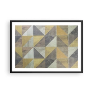 Plakát v černém rámu - V úhlu trojúhelníku - 70x50 cm