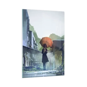 Obraz na skle - Oživující déšť - 80x120 cm