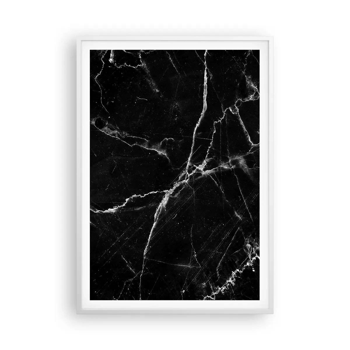 Plakát v bílém rámu - Tajemný život kamene - 70x100 cm