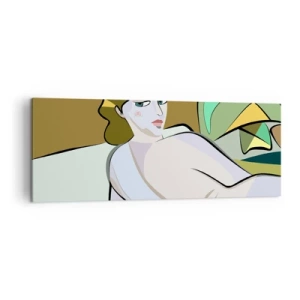 Obraz na plátně - Intimní portrét - 140x50 cm