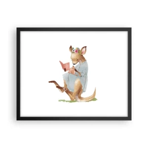 Plakát v černém rámu - Přečti mi, mami - 50x40 cm