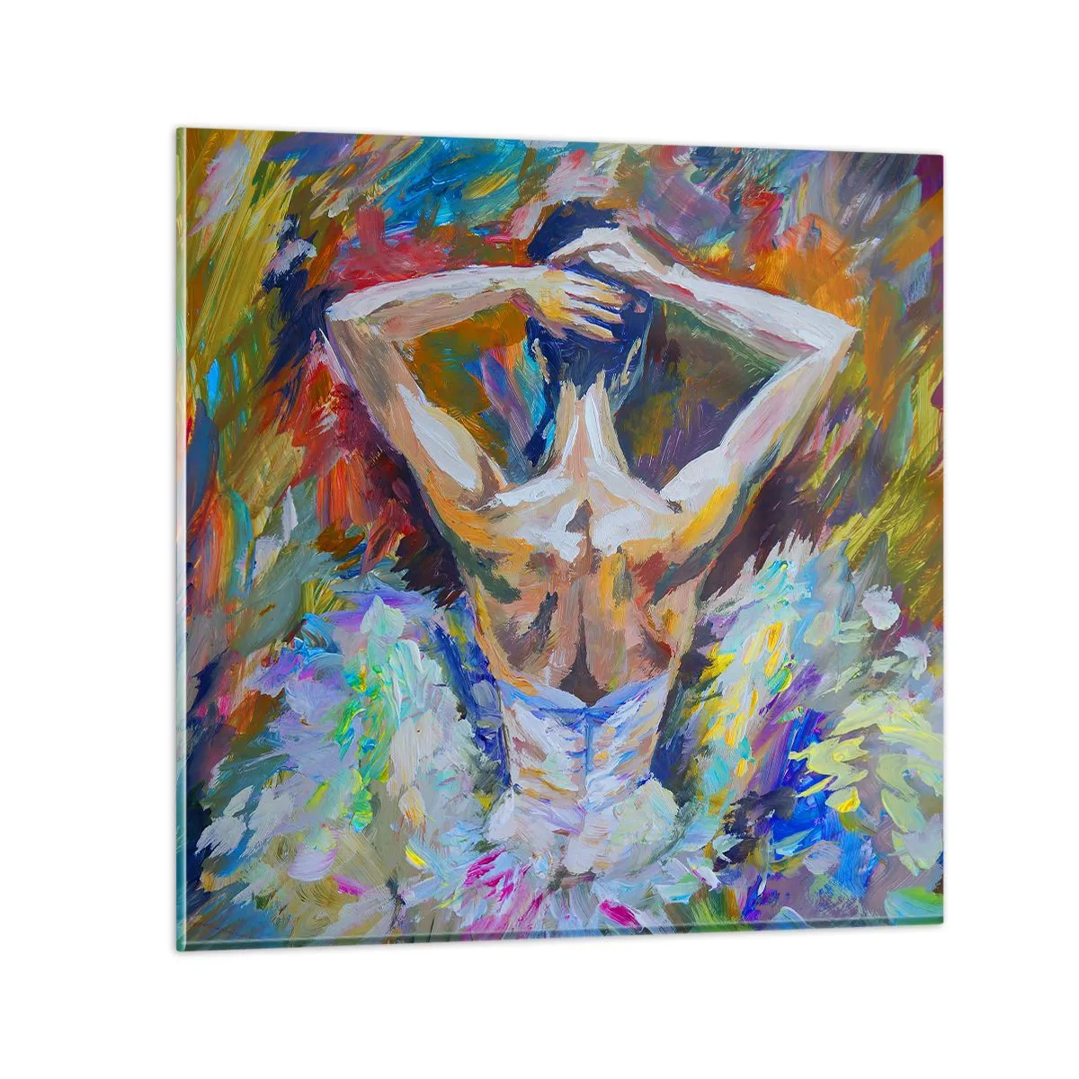 Obraz na skle - To může být všechno - 70x70 cm