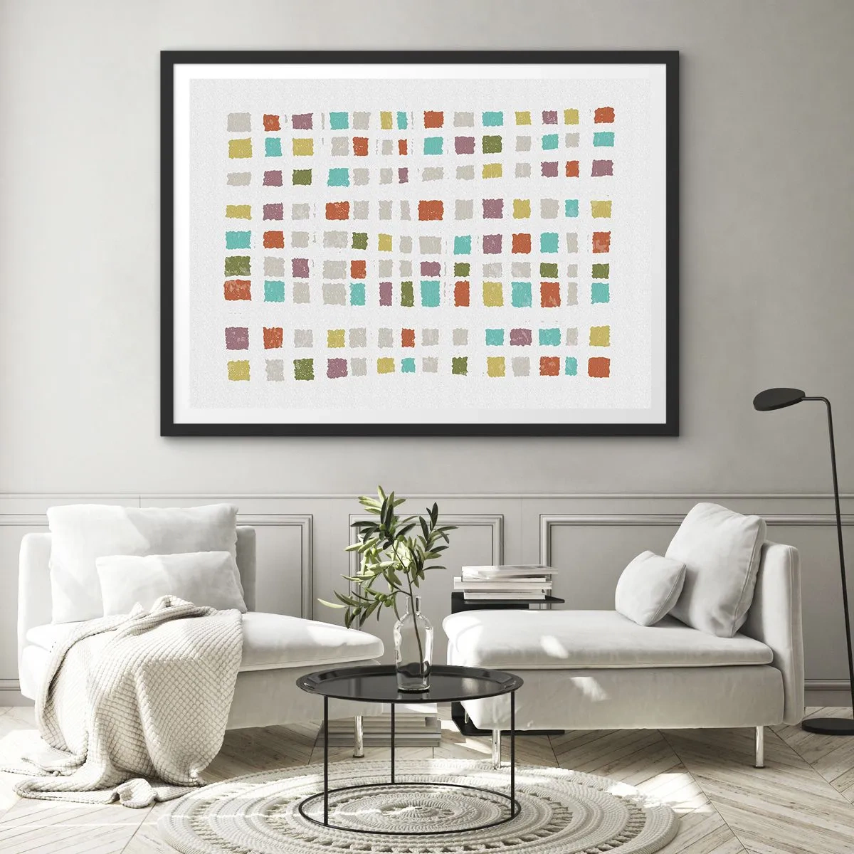 Plakát v černém rámu - Neznámá hra - 70x50 cm