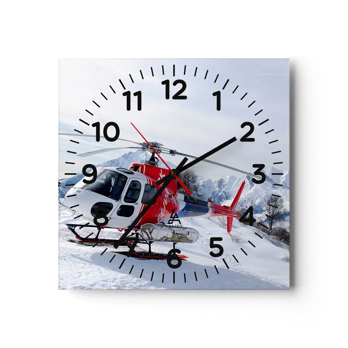 Nástěnné hodiny - Vždy připraven - 30x30 cm