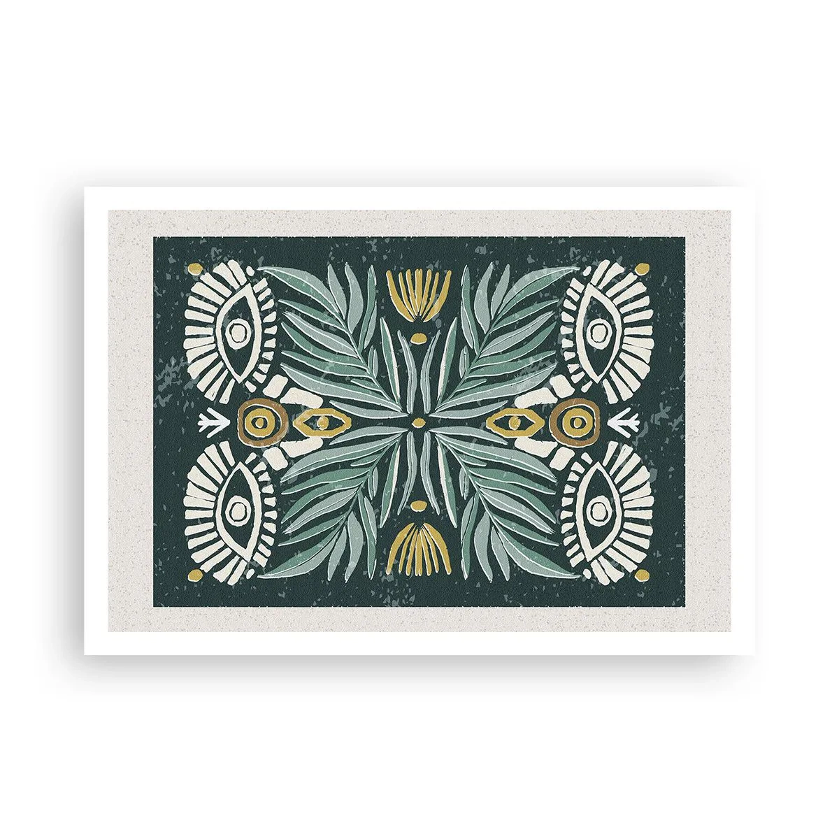 Plakát - Jako lidová vystřihovánka - 100x70 cm