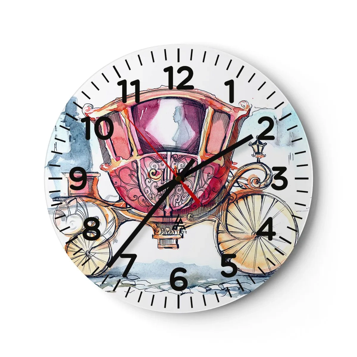 Nástěnné hodiny - Na svatbu nebo na ples? - 40x40 cm