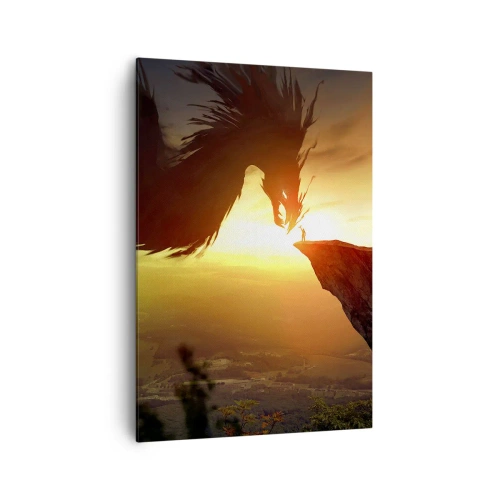 Obraz na plátně - Přemožitel draka - 70x100 cm