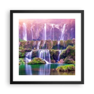 Plakát v černém rámu - Schody do nebe - 40x40 cm