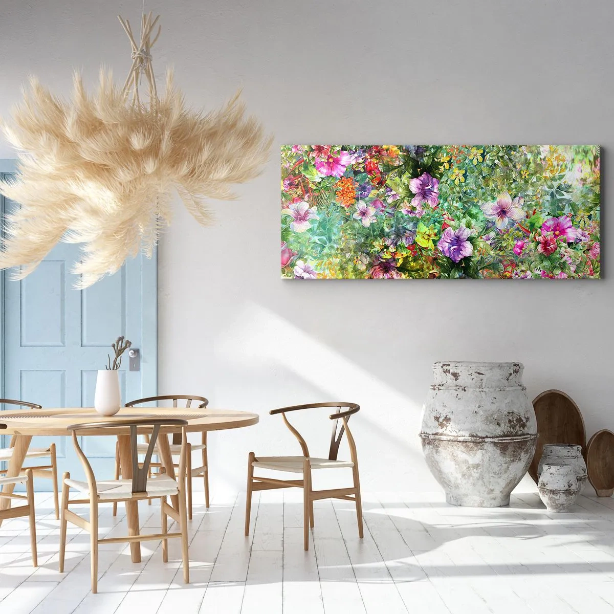 Obraz na plátně - Do květů, k záhubě - 100x40 cm