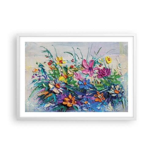 Plakát v bílém rámu - Vůbec ne zátiší - 70x50 cm