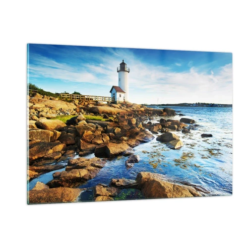 Obraz na skle - Vraťte se šťastně, čekám - 120x80 cm