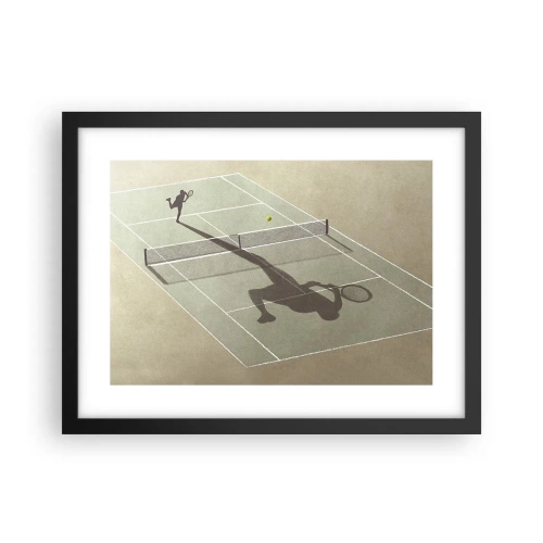 Plakát v černém rámu - Dobývání sama sebe - 40x30 cm