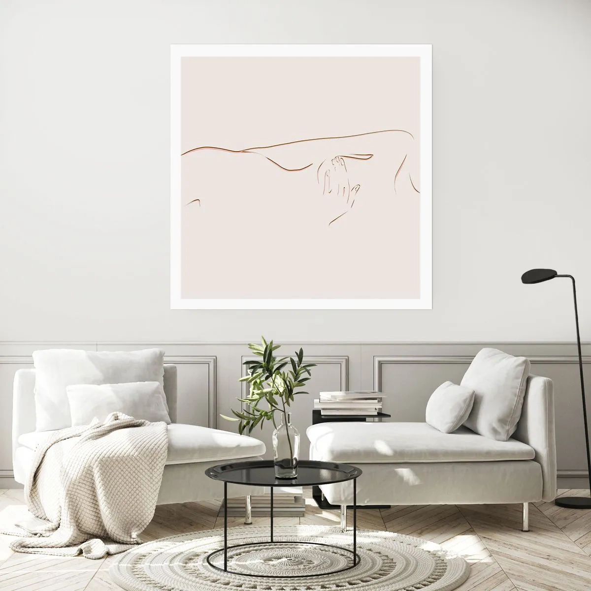 Plakát - Tvar touhy - 60x60 cm